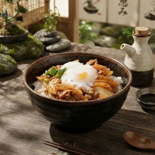 TÔ CƠM BÒ MỸ KIMCHI