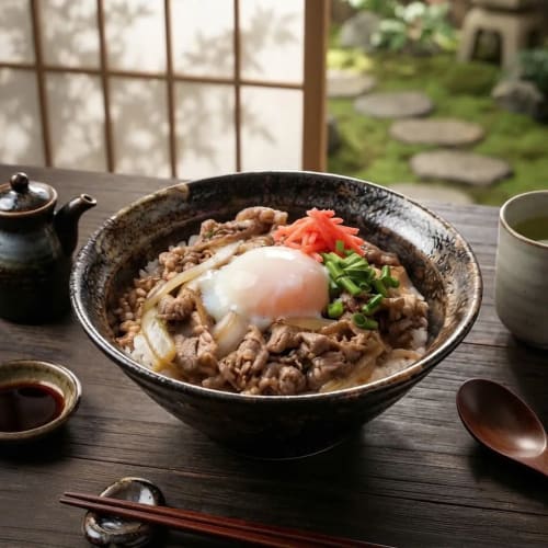 TÔ CƠM THỊT BÒ MỸ SỐT TERIYAKI - TERIYAKI BEFF RICE BOWL