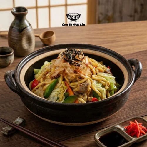 MÌ UDON XÀO THỊT HEO - UDON BUTA ITAME