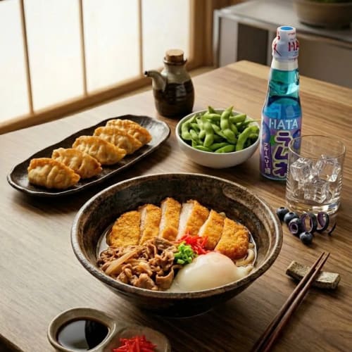 SET MÌ UDON BÒ (Tặng túi giữ nhiệt)