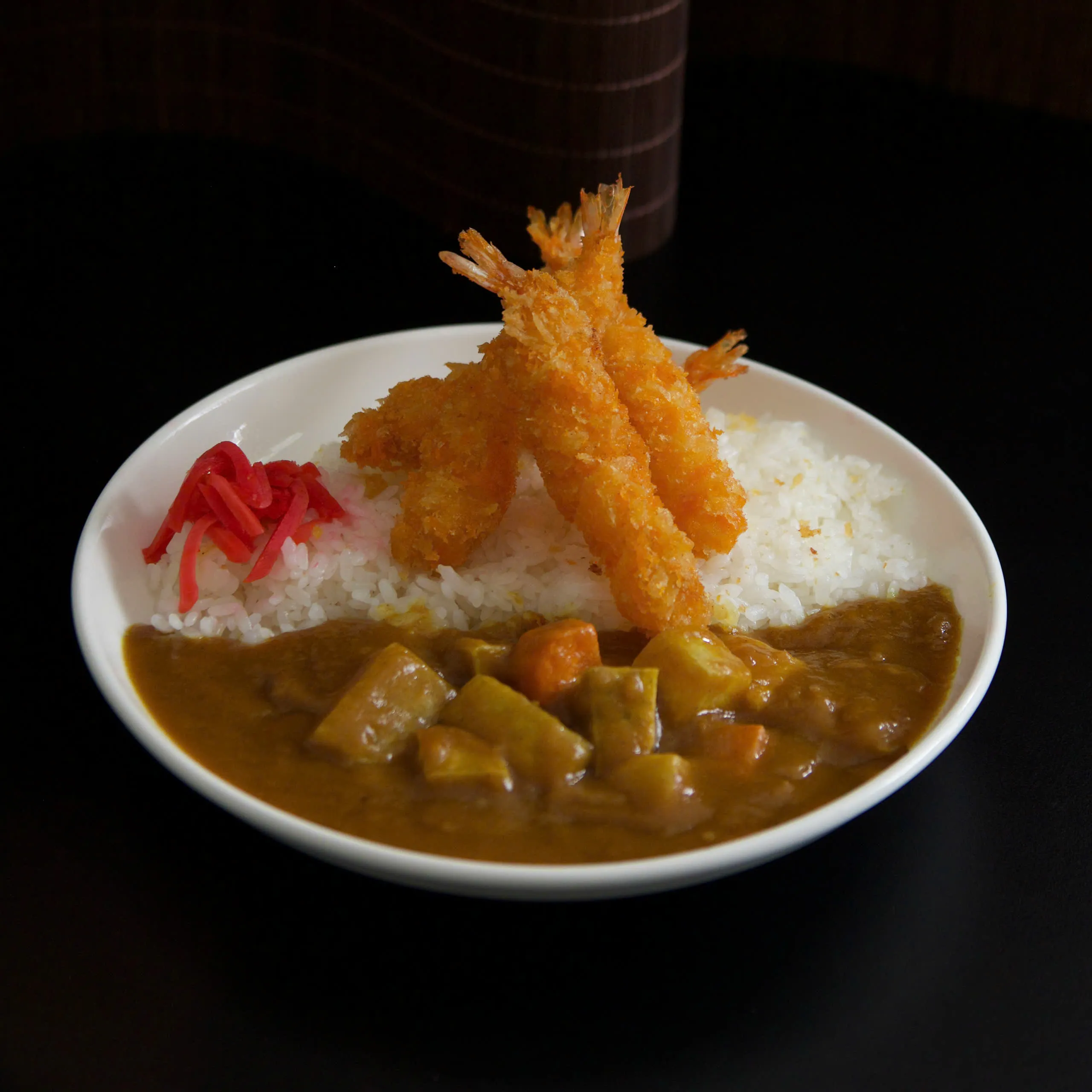 TÔ CƠM CÀ RI TÔM CHIÊN XÙ - EBI KATSU CURRY