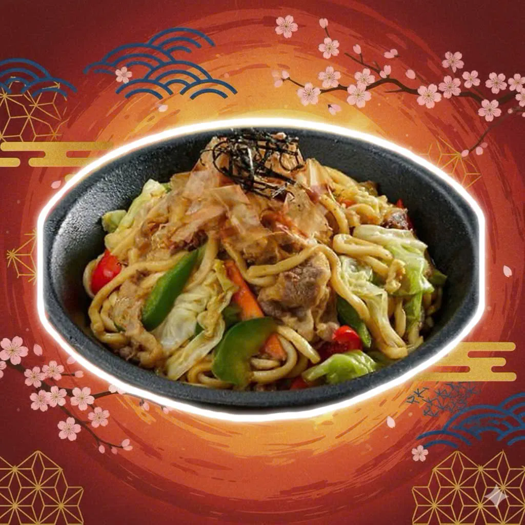 MÌ UDON XÀO THỊT HEO - UDON BUTA ITAME