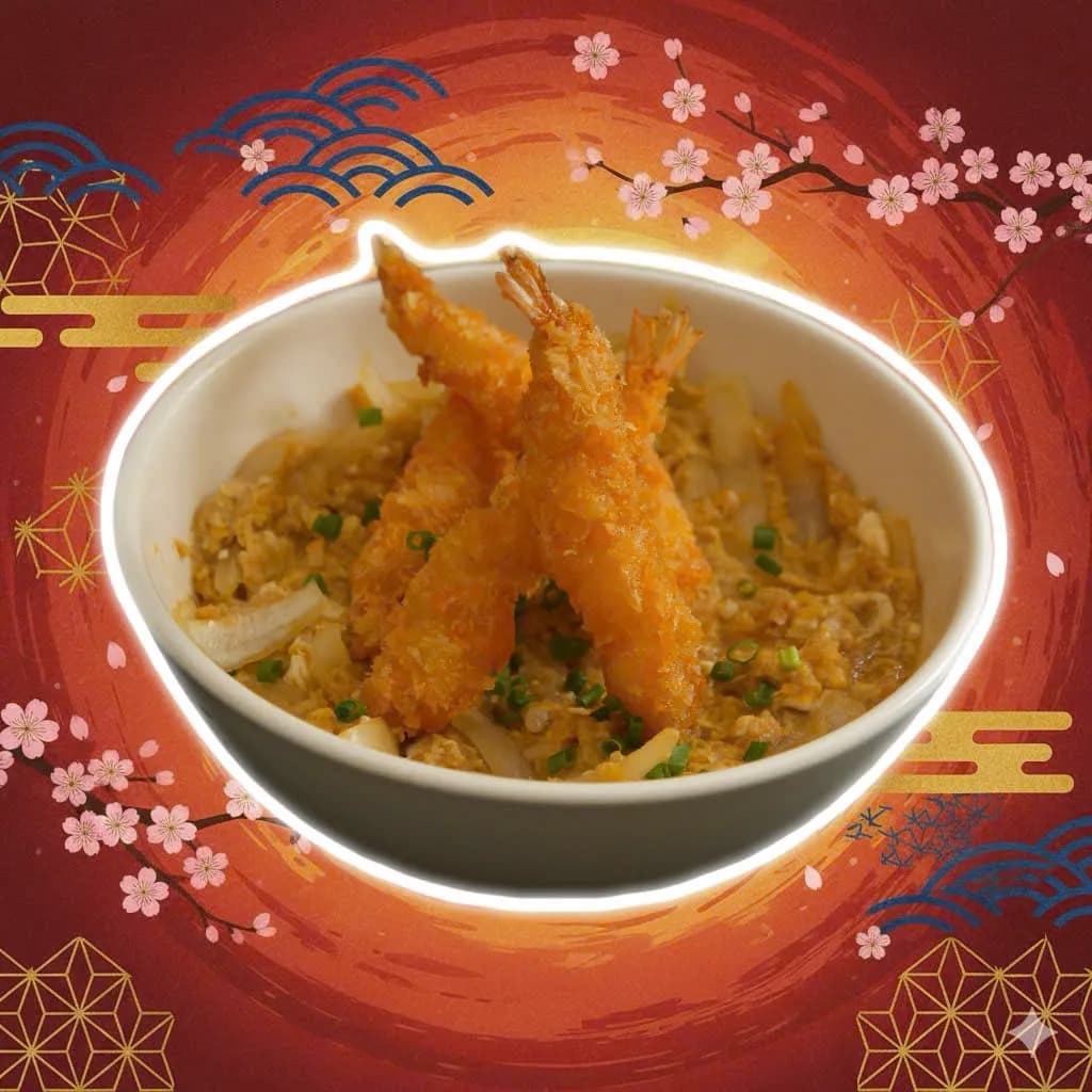 TÔ CƠM TÔM CHIÊN XÙ - EBI KATSUDON